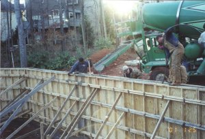 Pouring Upper Wall