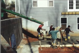 Pouring Slab