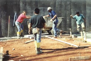 Pouring Slab